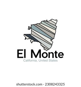 El Monte California City United States Creative Design