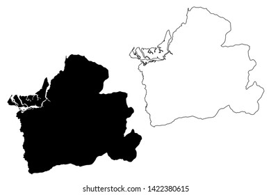 El Oro Province (Republic of Ecuador, Provinces of Ecuador) map vector illustration, scribble sketch El Oro map