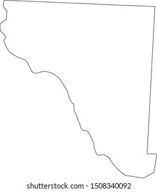 El Paso County Map In State Of Texas