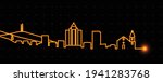 El Paso Light Streak Skyline Profile