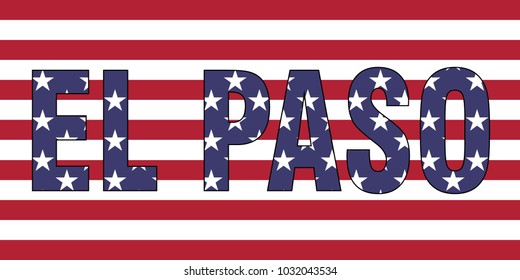El Paso USA flag