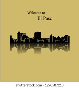 El Paso, Texas ( city silhouette ) 