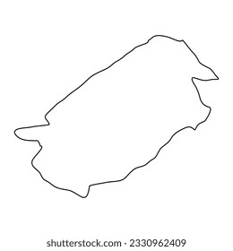 El Progreso department map, administrative division of the country of Guatemala. Vector illustration.