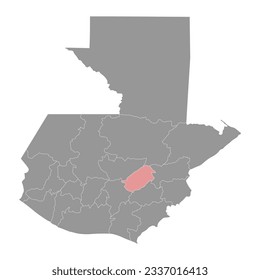 El Progreso department map, administrative division of the country of Guatemala. Vector illustration.