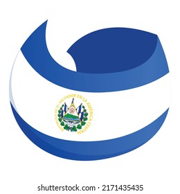 El Salvador architecture icon cartoon vector. Independence day. Culture web