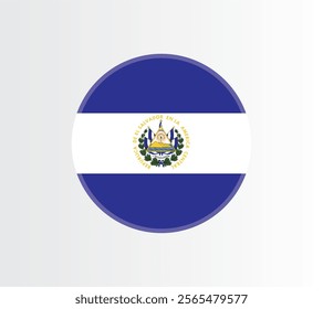 El Salvador country flag concept with grunge design suitable for a logo icon design	