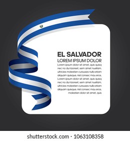 El Salvador flag background