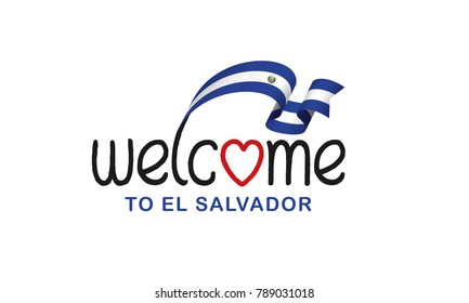 El Salvador flag background