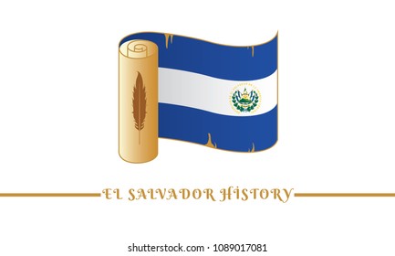 el salvador flag and el salvador history