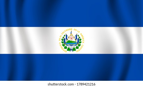 El Salvador flag image vector. EPS.file.