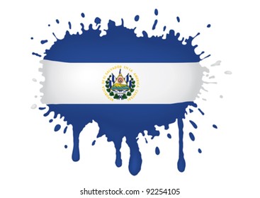 El Salvador flag sketches