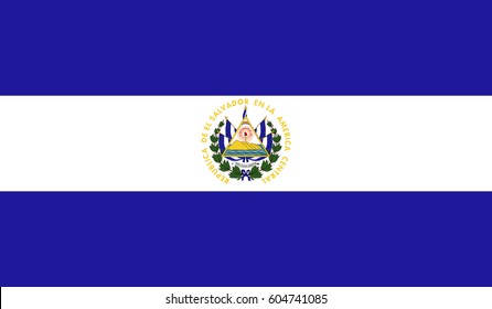 El Salvador Flag Vector