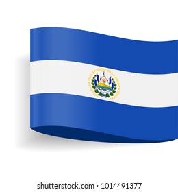 El salvador Flag Vector Icon - Illustration