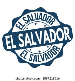 El Salvador grunge rubber stamp on white background, vector illustration