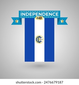 El Salvador Independence Day Flag Banner