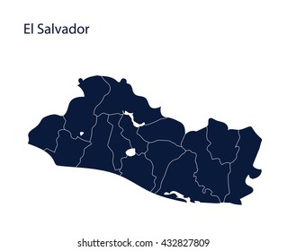 El Salvador map