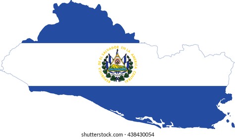 El Salvador map