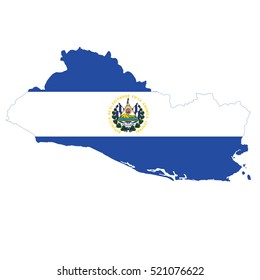 El Salvador map