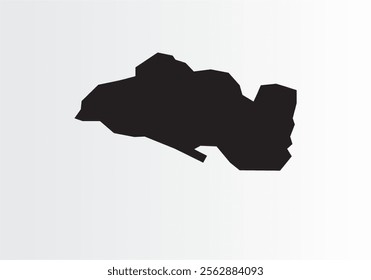 El Salvador Isometrıc Map vector ılıstrator.