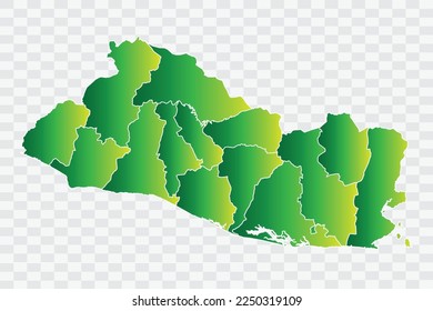 El Salvador Map yellowish green Color Background quality files png