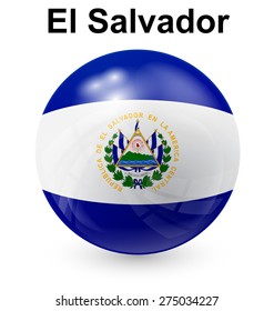 bandera oficial del salvador el, bola de botón 