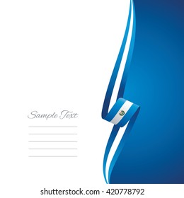 El Salvador right side brochure cover vector