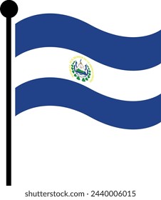 El Salvador - Vector Flags of the World 