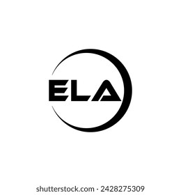 ELA Letter Logo Design, Inspiration for a Unique Identity. Modern Elegance and Creative Design. Watermark Your Success with the Striking this Logo.