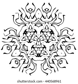 Elaborate mandala design. Decorative pattern in mandala style. Vector Illustration