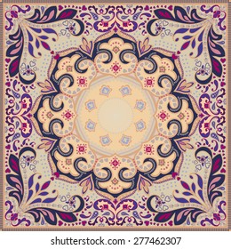 Elaborate scarf design