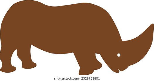 Elasmotherium rhino dinosaurs jurass Jurassic period Flat