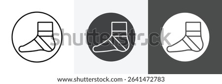 Elastic bandage icon set vector art