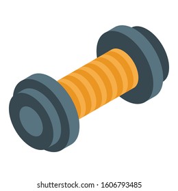 Elastic coil icon. Isometric of elastic coil vector icon for web design isolated on white background
