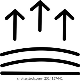 Icono de línea de flexibilidad elástica. Vector de flexibilidad simple monocromo para Plantilla, Diseño web e infografía. Signo de material de resiliencia. Elemento de diseño de calidad aislado sobre fondo transparente.