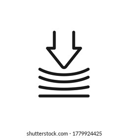 Elastic icon design isolated on white background. Vector illustration