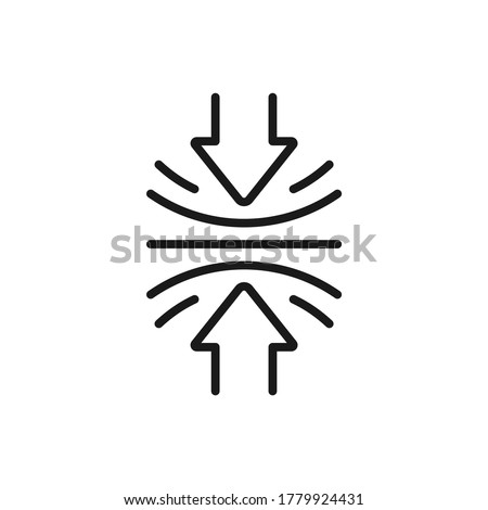 Elastic icon design isolated on white background. Vector illustration