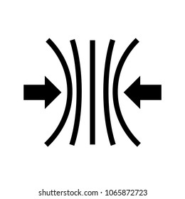 Elastic icon, vector illustration