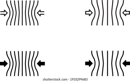 Elastic icon , vector illustration
