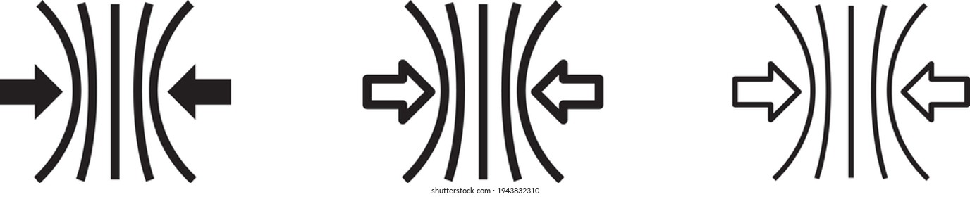 Elastic icon , vector illustration