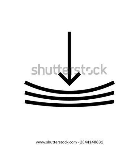 Elastic icon, vector illustration flat design on white background..eps