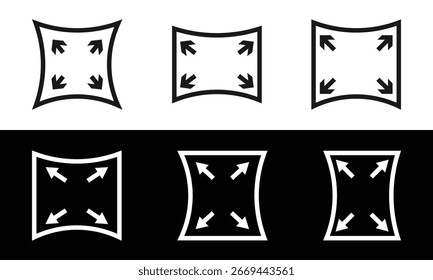 Elastic icon vector illustration on isolated background 