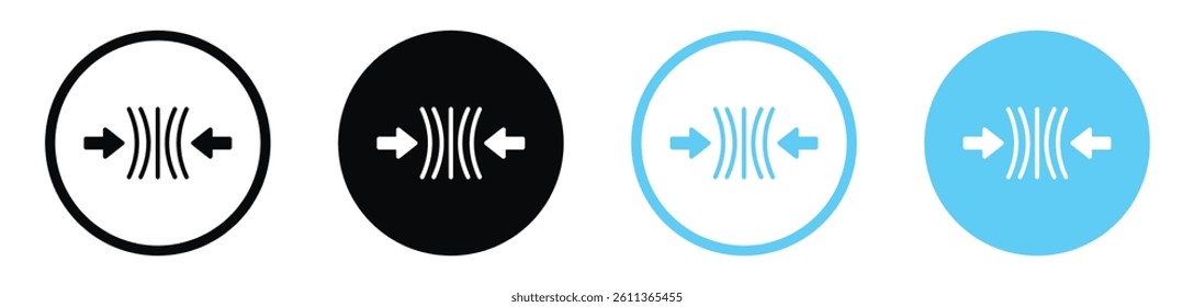 Elastic icon vectors collection for website UI designs