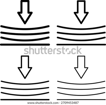 Elastic line icon with glyph illustration , mobile app, editable designs collection, black filled and stroke line style, elastic icon with shadow on white background,

