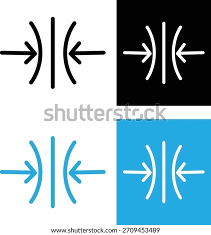 Elastic line icon with glyph illustration , mobile app, editable designs collection, black filled and stroke line style, elastic icon with shadow on white background,
