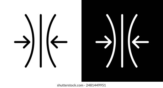 Elastic line icon vector illustration set.