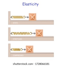 elastic potential energy. Elasticity. Hooke's law. potential and kinetic energy. energy conversion