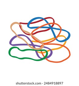 elastic rubber band design vector illustration