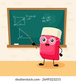 elastic teaches in math class. File EPS 10