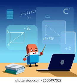 Elástico ensina em uma escola online