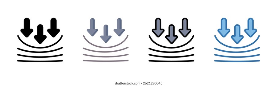 Elasticity Icon Element For Design
